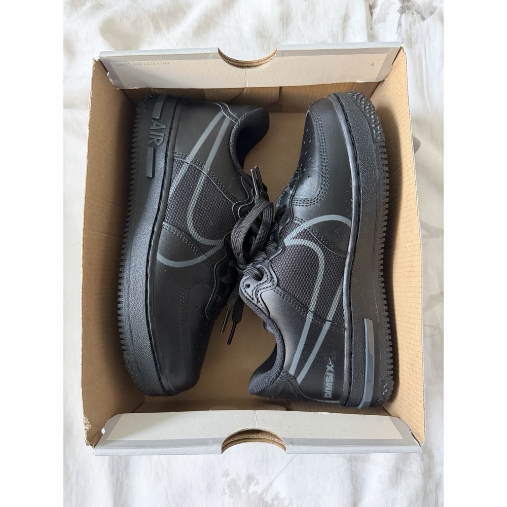 NIB NEW Nike Air Force 1 React GS Kids Black/Anthracite CD6960 003 Sneakers Shoe